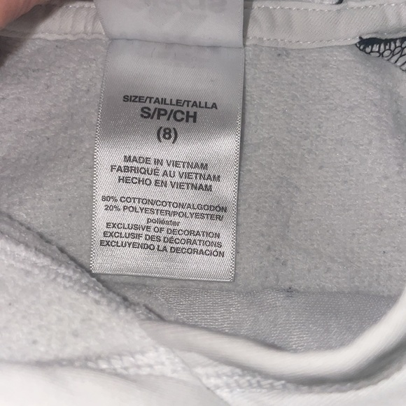 Adidas black/white logo sweatshirt hoodie - Picture 3 of 3